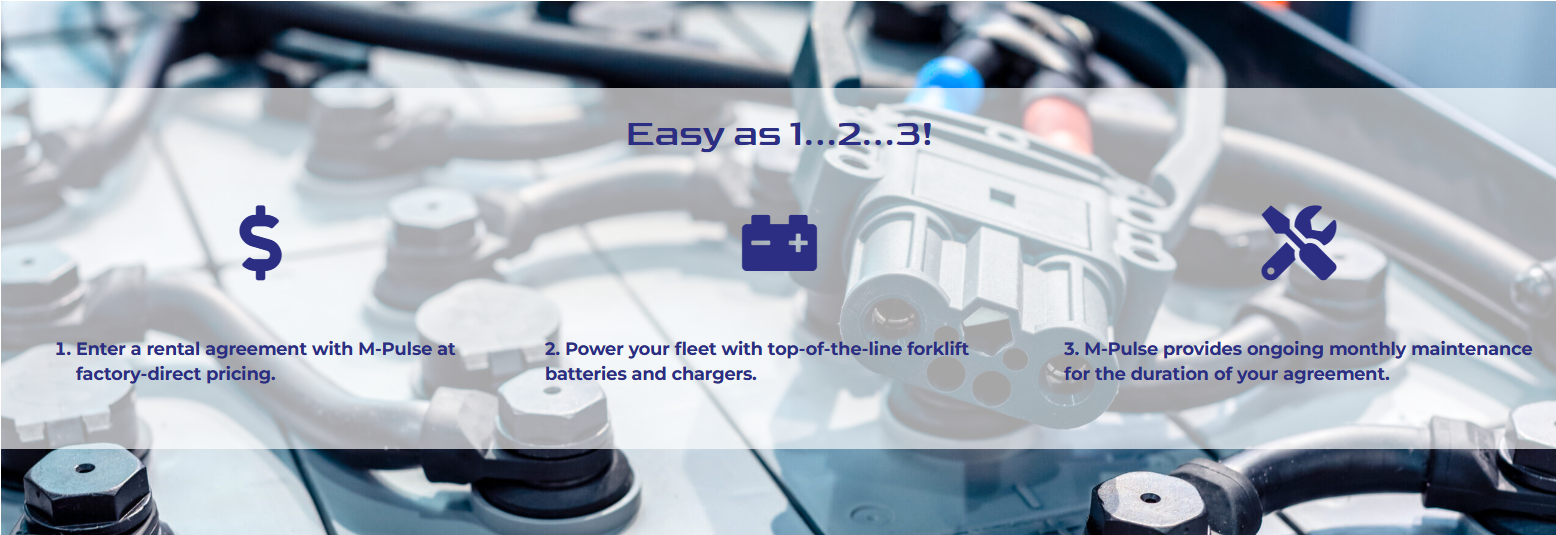 Forklift Battery Rental - M-Pulse Battery