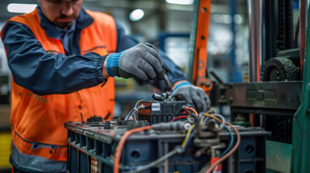 Forklift Battery Repair | M-Pulse
